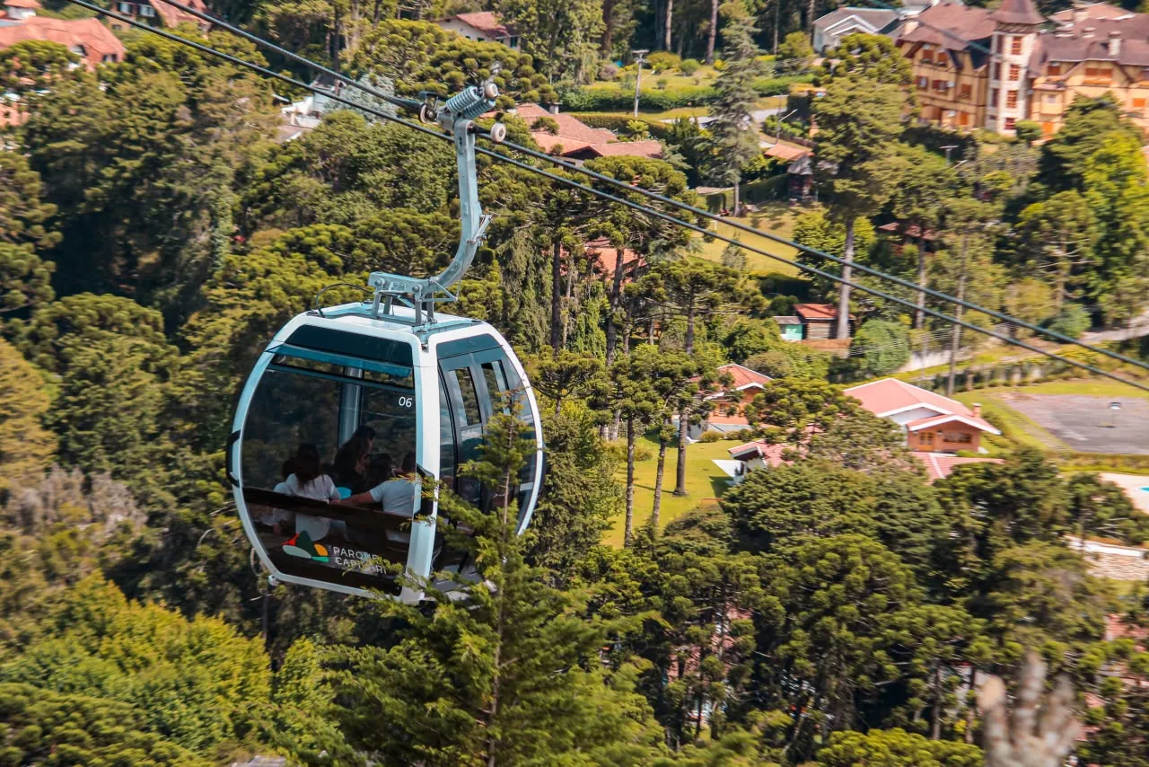 Teleférico em Campos do Jordão